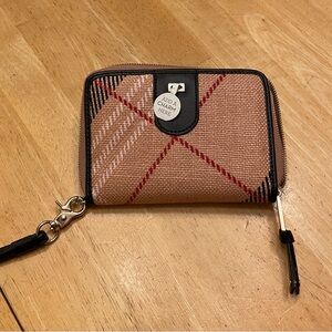 Spartina 449 wallet new with tags. Tan plaid.